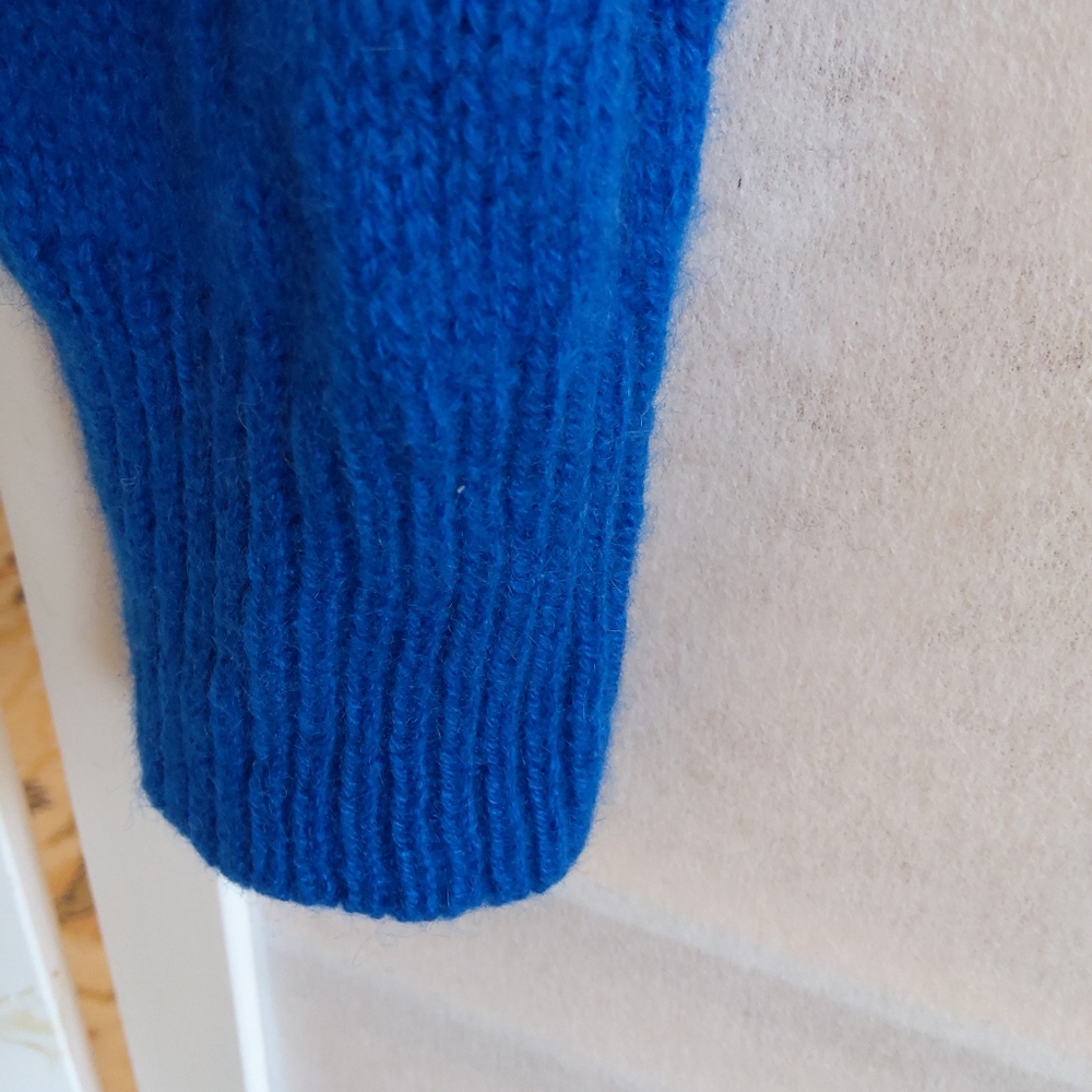 Women’s Classic Crewneck Sweater in Royal Blue - Picture 4 of 9